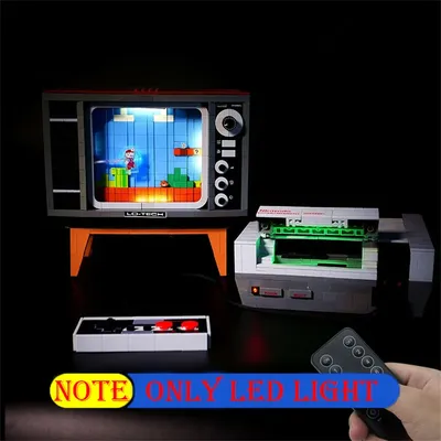 Beleuchtungs set für Spiel nes nintendosed Entertainment-System ohne Bausteine (nur LED-Licht-Kit) Image