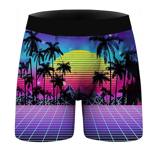 Kurze Boxershorts Unterwäsche Grafikdrucke Lustig für Herren Erwachsene 3D-Druck für Maskerade Urlaub Image