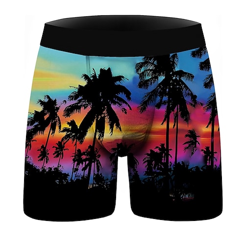 Kurze Boxershorts Unterwäsche Grafikdrucke Lustig für Herren Erwachsene 3D-Druck für Maskerade Urlaub Image