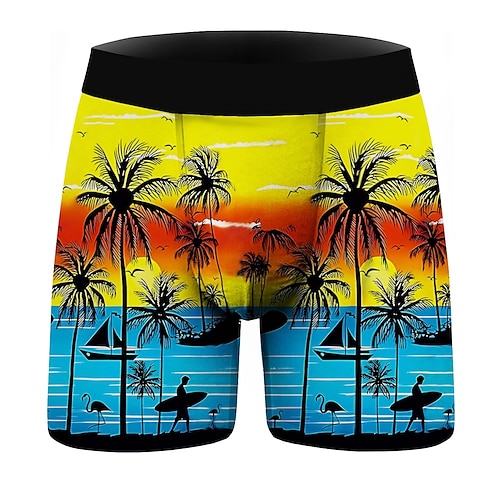 Kurze Boxershorts Unterwäsche Grafikdrucke Lustig für Herren Erwachsene 3D-Druck für Maskerade Urlaub Image