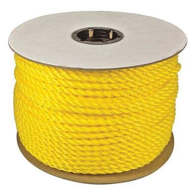 ZORO SELECT 380060-YEL-01000-05025 Rope,1000ft,Yllw,Polyprpylne