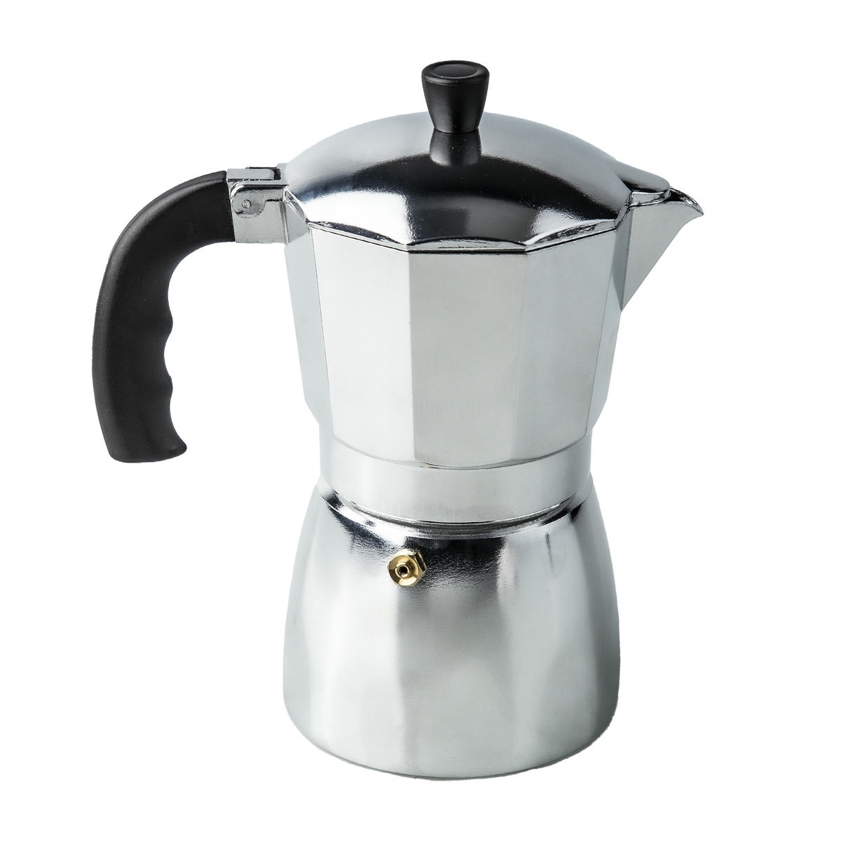 SUPREME GRAUE ALUMINIUM-KAFFEEMASCHINE 3 TASSEN Image