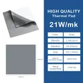 0.5/1.0/1.5/2.0/2.5/3.0/3.5/4.0mm 100x100mm Pad Termico 21W/mk 100x50mm Foglio Isolante Pad Termico Dissipatore di Calore Laptop Pcb Led Rtx