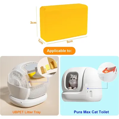 UBPET 3 Piece Odour Eliminator for PURA MAX Self Cleaning Cat Litter Tray and UBPET Automatic Litter