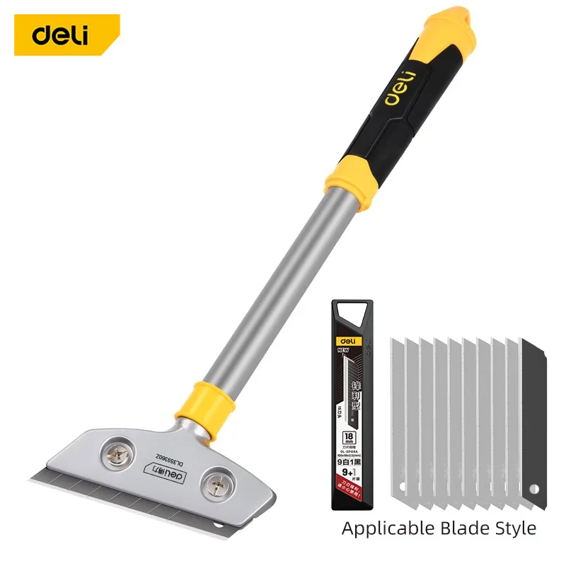 Tragbare Reinigung Messer Edelstahl Tapete Farbe Fliesen Bodenbelag Schaber Entferner Mit Klinge Haushalts Reinigung Werkzeuge Image