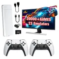 M15 4K Game Stick TV Console per videogiochi 64G 20000 giochi integrati Lettore di giochi portatile retrò con controller gamepad wireless