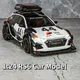 1:24 RS6 pressofuso in lega di auto sportiva modello di simulazione giocattolo 7 porte aperte con tirare indietro suono luce modello di veicolo regalo per ragazzo