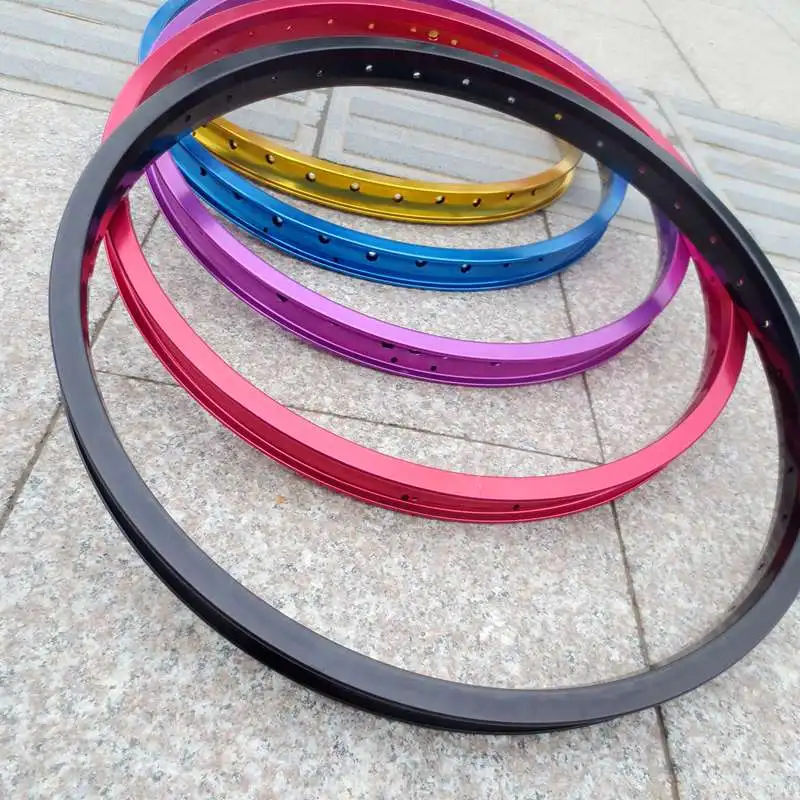 BMX Fahrrad 20 Zoll Dual Layer Felgen 36 Loch Kleines Rad Fahrrad Street Bike Show Bike Fahrrad Eloxierte Felgen Image