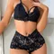 Costumes érotiques en dentelle chaude, sous-vêtements transparents pour femmes, soutien-gorge en V profond, sous-vêtements sexuels ajourés, vêtements exotiques, ensemble de vêtements de nuit