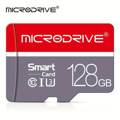 TEMU Microdrive Tf Memory Card With Sd Adapter - Uhs-i & Uhs-ii, 4k/120fps Transfer Speed, Ideal For Tablets, Cameras, Phones, Laptops & Car Audio Systems, 16gb/32gb/64gb/128gb