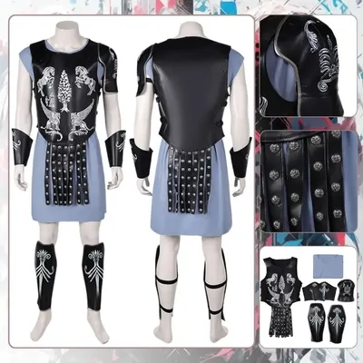 Gladiator-Kostüm, Maximus, Cosplay-Verkleidung für Herren, Ritter-Krieger-Kostüm, Fantasie, Image