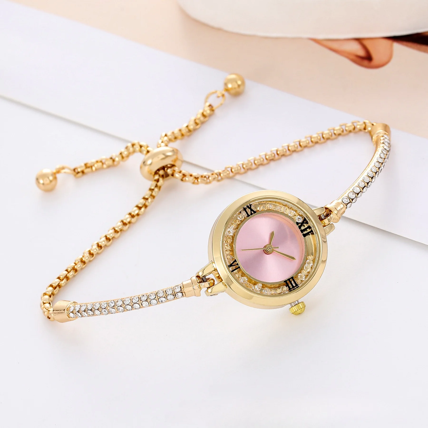 Mode Damenuhr Feine Armband Weibliche Analog Quarzuhren Uhr Uhren Image