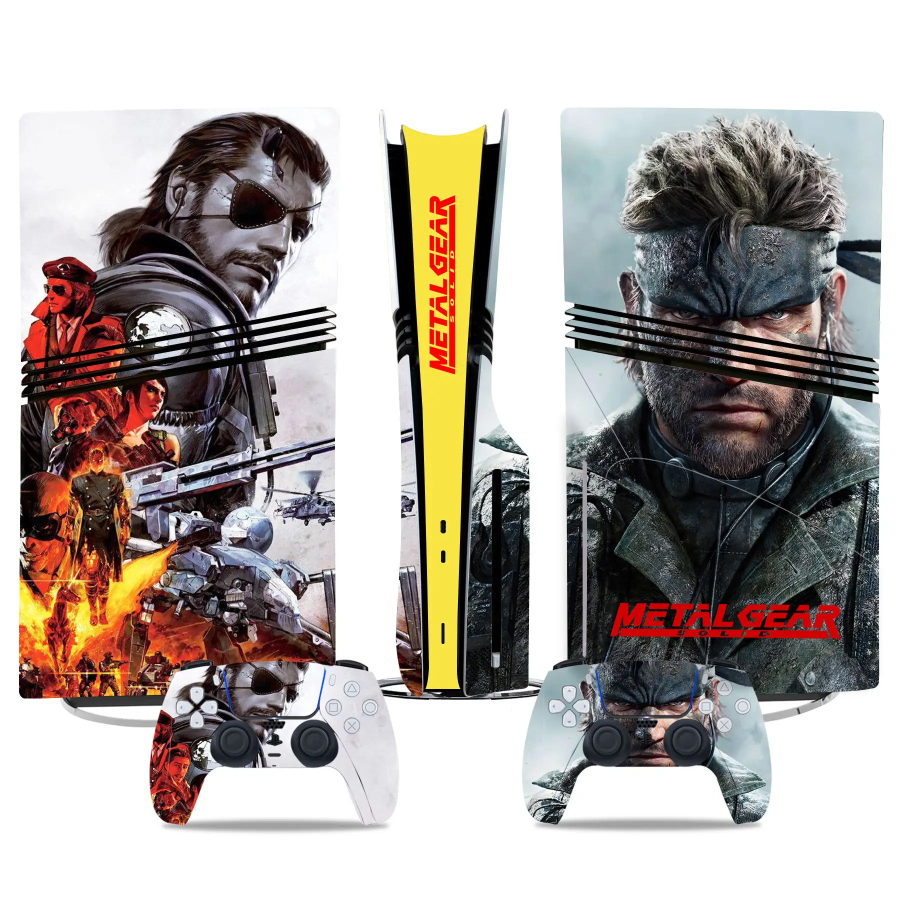 Metal Gear Solid PS5 Pro Disc Skin Aufkleber Schutz Aufkleber Abdeckung für Konsole Controller PS5 Pro Disk Aufkleber Vinyl Image