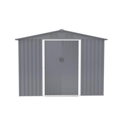 Outdoor Storage Shed Large Metal Tool Sheds, Heavy Duty Storage House with Sliding Doors with Air Vent for Backyard Patio Lawn