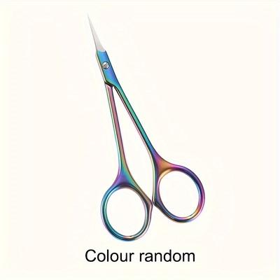 TEMU 1pc Stainless Steel Cuticle Scissors - Professional Nail Clippers For Pedicure And Manicure, Unscented Dead Skin Trimmer Nippers Image