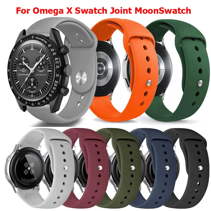 Ersatz-Silikonarmband für Omega X Swatch Joint MoonSwatch Planet Uhrenarmband Sportarmband 20 mm Sportarmband Correa Band Image