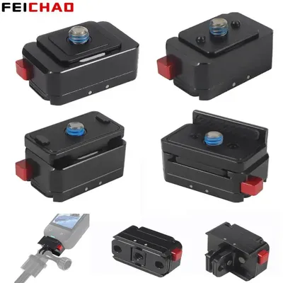Magnetischer Schnellverschluss-Sitzstativ-Adapter, Kaltschuh-QR-Halterung für Insta360 X4 GoPro 13 DJI Action 5 Pro Kamera-Blitz, schnelles System