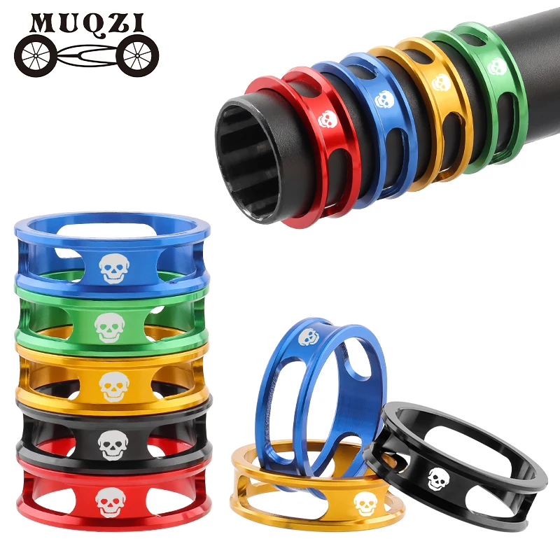 MUQZI Headset-Abstandshalter 10 mm für Fahrrad 1 1/8 Zoll 28,6 mm Gabelscheibe Image