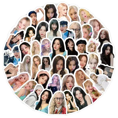 100PCS KPOP Girls Group GIDLE Graffiti Aufkleber für Fahrrad Hand Konto Federmäppchen Aufkleber Image
