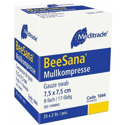 Meditrade 50er-Pack Mullkompresse 8-fach 7,5 x 7,5 cm