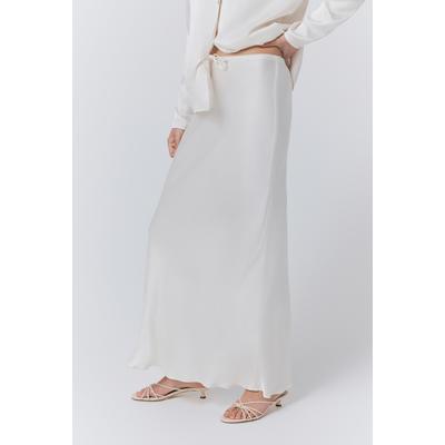 Ghost Emma Satin Midi Slip Skirt