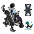 Supporto universale per telefono per bicicletta Supporto per telefono per moto per bici Supporto per manubrio Staffa di montaggio Supporto per telefono per iPhone Samsung