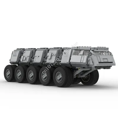 1230PCS MOC WW2 Military Die Mandalorianer Juggernaut 5 verbesserte Modell Bausteine Ziegel DIY Montage Spielzeug Weihnachten Geschenke Image