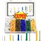 232PCS Ancoraggi per cartongesso e pareti a costine autoperforanti in plastica con kit di viti Colonna per tubi con bullone di espansione per ancoraggio con spina a muro