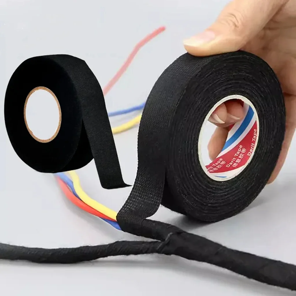 Isolierband, hitzebeständiges Kabelbaumband, Isolierung, Kfz-Stoff, Stoffband, wasserdicht, geräuschbeständig, Klebeband Image
