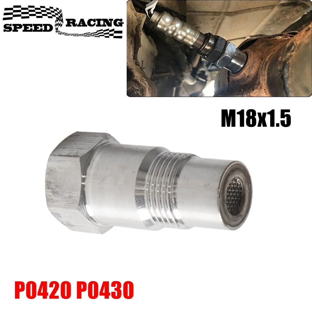 O2-Sauerstoffsensor-Anschluss Innengewinde M18x1,5 Spulenadapter P0420 P0430 für OFF-ROAD Image