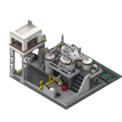 Spot kleine Partikel MOC-127086 städtischen Straßen ansicht modulare kreative DIY Spielzeug Baustein Image