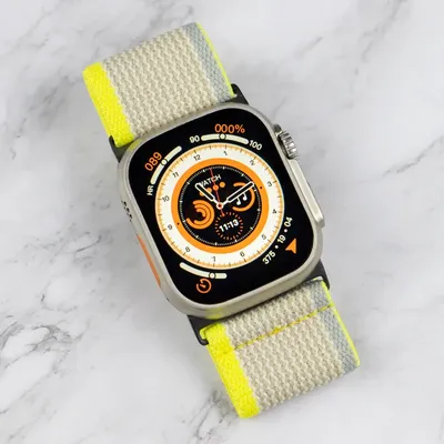 Wide Strap for Apple Watch Ultra Band 46mm 49mm 44mm 45mm 42mm Adjustable Nylon Bracelet Iwacth