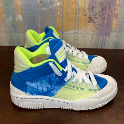 Nike Shoes | 2008 Nike Women’s Outbreak High Og Sneaker Trainer Sports Shoes Sz 8.5 | Color: Blue/Green | Size: 8.5
