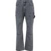 Bequeme Jeans 2Y STUDIOS "2Y Studios 2Y Haldor Carpenter Straight Jeans", Herren, Gr. 31, Normalgrößen, grau, 100% Baumwolle, unifarben, casual, normal, Jeans