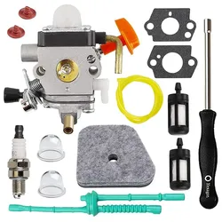 Kit de carburateur pour STIHL FS90 FS110 HT101 FS130 FS100 = KM110R KM130 HL100 HT100 FS130R FS87 FS100R HL90, tondeuse à carburateur
