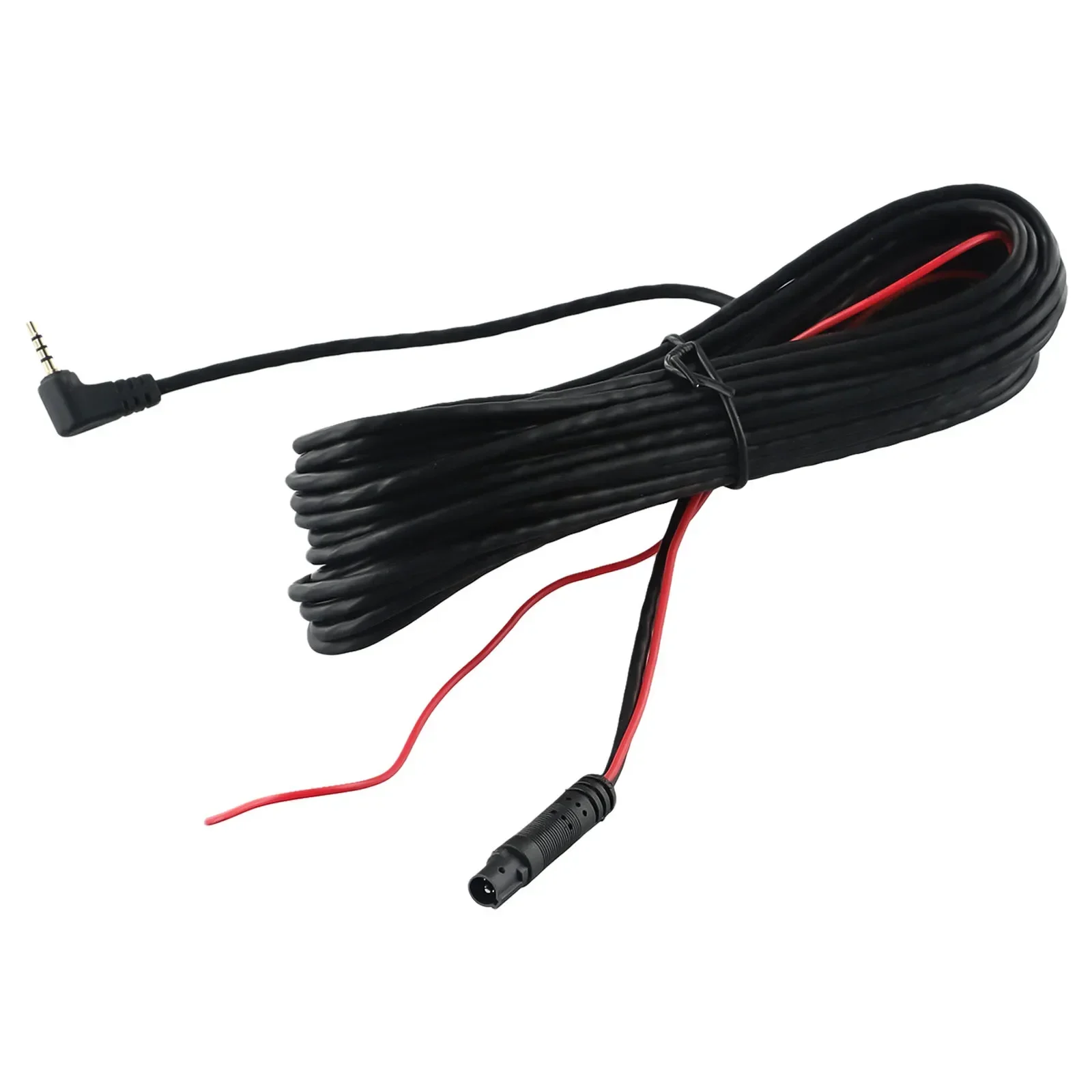 Rückfahrkamera-Kabel, Draht, Verlängerungskabel, Garten, Innenbereich, 12 V, 9 m, Zubehör, Backup, Schwarz, Auto, Metallteile, Kunststoff Image