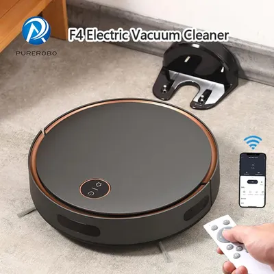 PUREROBO F4 Roboter-Staubsauger mit APP-, Sprach- und Fernbedienung, intelligente Steuerung, Image