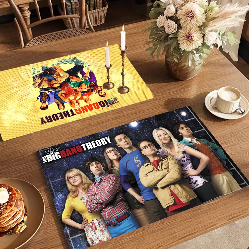 Big Bang Theory Küchenentwässerungsmatte im Retro-Stil, Abtropfpads, saugfähige Tischsets, Abtropffläche, Geschirrmatten, Zubehör Image