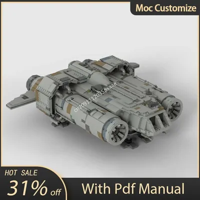2644 stücke Moc Star Schlacht Raumschiff WTK-85A Bestoon Legacy Modell Set Bausteine DIY Kreativität Image