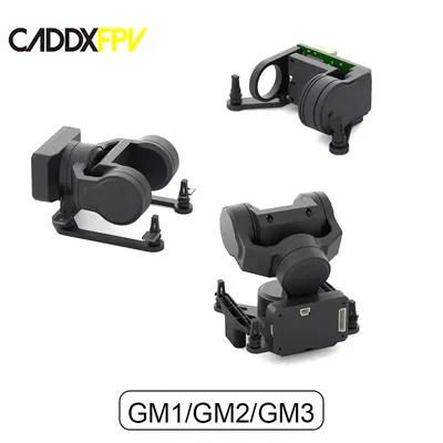 CADDXFPV Gimbal GM1/GM2/GM3 GM-Serie FPV Gimbal GM1 / GM2 / GM3 (keine Kamera) Kopfschiene für 19-mm-Kamera-Avatar-HD-Brille