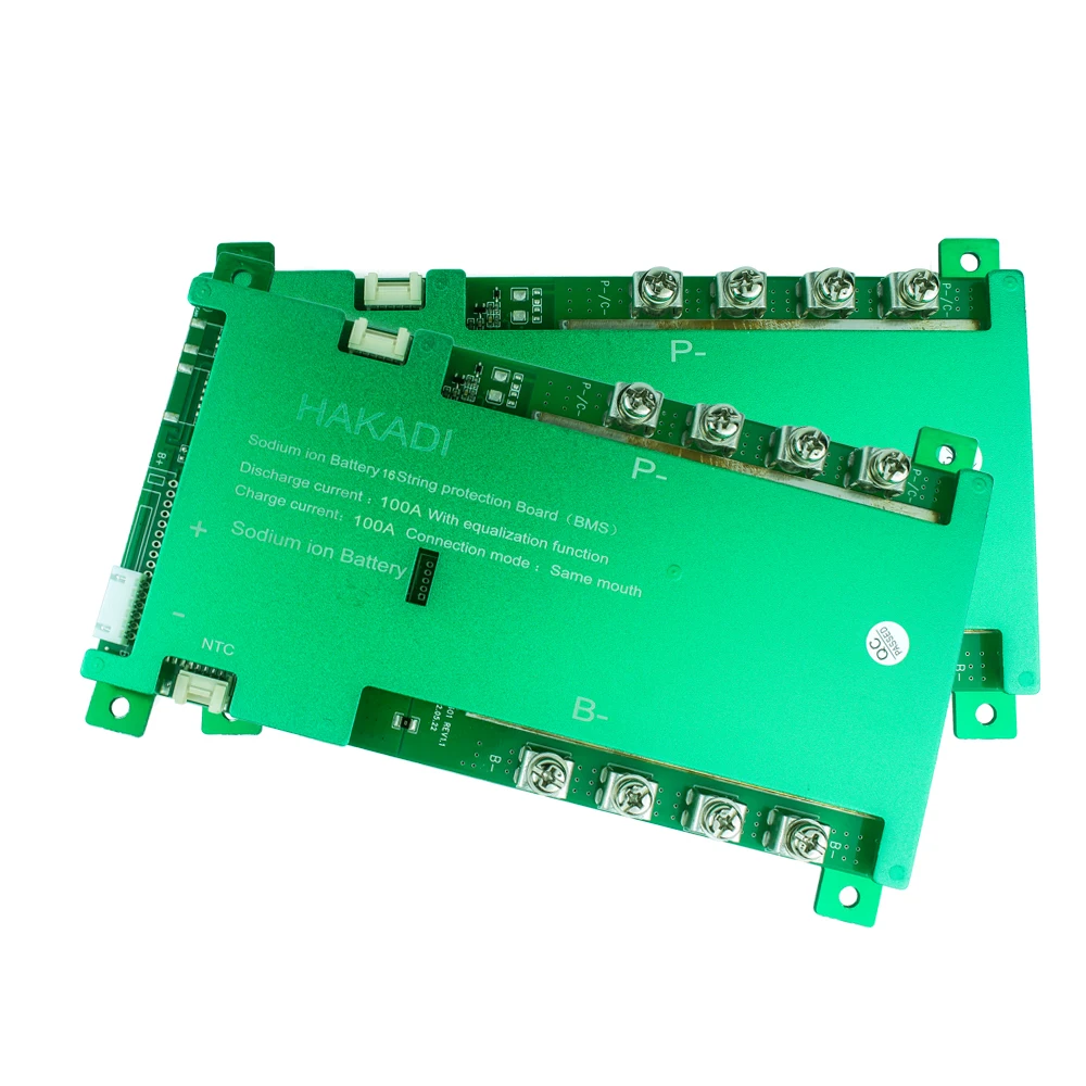 HAKADI Natriumionen-BMS 4-16S 50A 100A 150A 200A Bluetooth BMS für DIY Na-Ionen-Akku für Solarsystem Boot RV Image