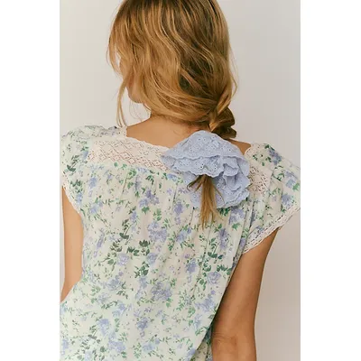 Oh So Darling Layered Scrunchie at Free People in Light Blue