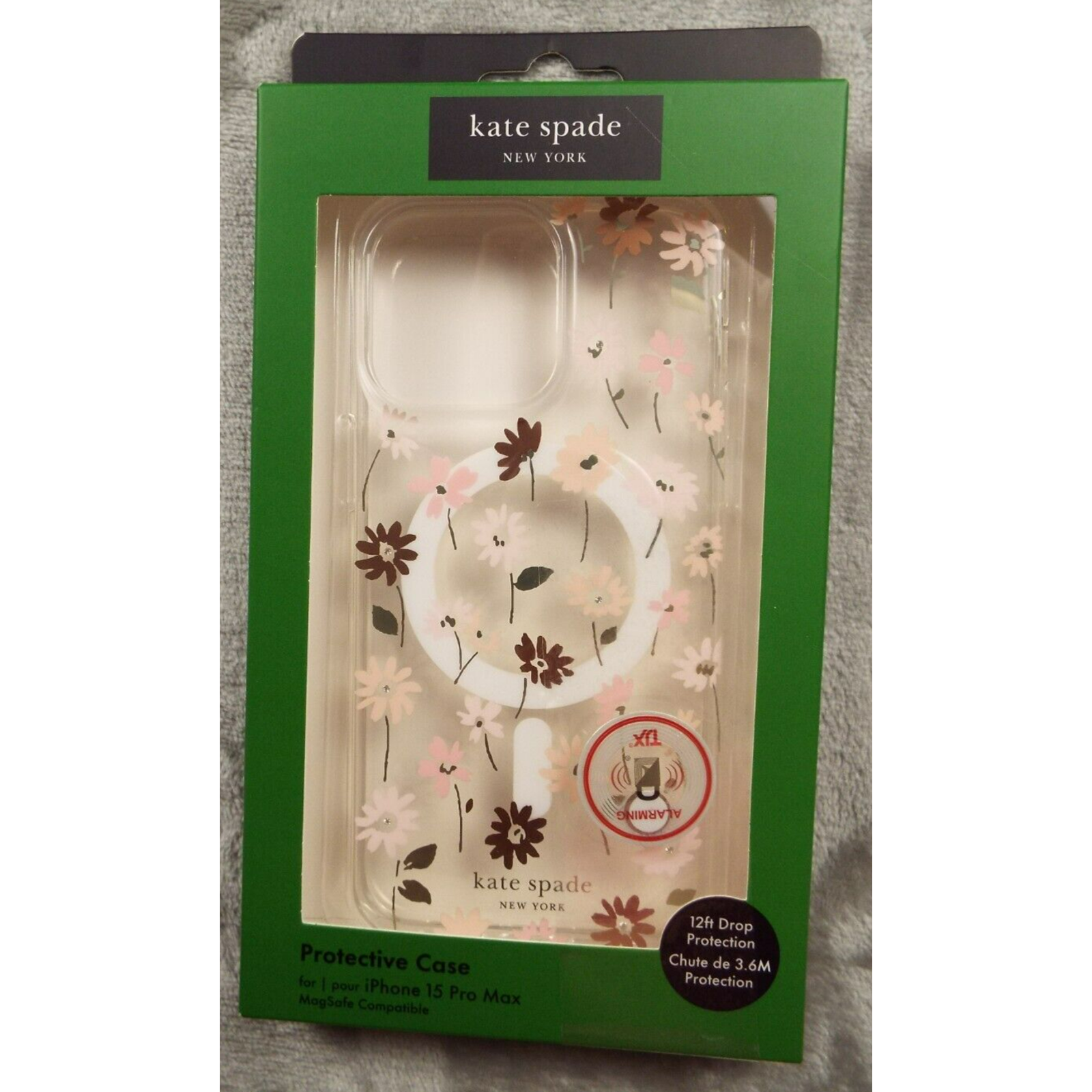 Kate Spade New York Cell Phones & Accessories | Kate Spade Pink Purple Floral Iphone Case For 15 Pro Max Cell Phone New | Color: Pink/Purple | Size: Os