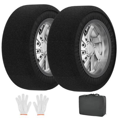 Automotive Snow Socks for Tires, Antiskid Tire Socks for Emergency