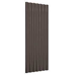 vidaXL Dachpaneele 12 Stk. Pulverbeschichteter Stahl Braun 100x36 cm Image