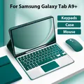 Custodia per tastiera staccabile Tastiera magnetica, mouse per Samsung Galaxy Tab A9 Plus Custodia da 11 pollici, Tab A9+ SM-X210N/X216B