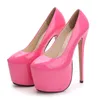 Sexy 18 cm Extreme High Heels Schuhe Frau Plattform Schwarz Rot Rosa Mit Hohen Absätzen Pumps Dame Große Größe Stripper Fetisch tanz Hochzeit Schuhe