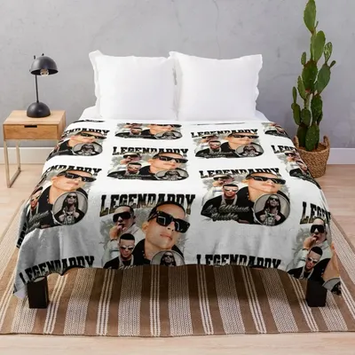 retro Daddy Yankee Throw Blanket Extra Large Throw Travel blankets and throws Comforter Blankets