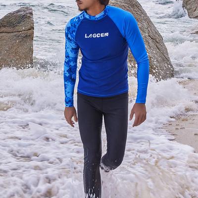 Men's Swim Trunks Rash guard Swimsuit Lightweight Long Sleeve Swimwear Swimsuit 2 Piece Swimming Surfing Beach Water Sports Printed Summer Spring Autumn