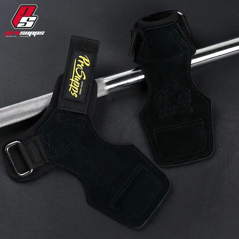 Cowhide Gloves for The Gym Weight Lifting Training Crossfit Fitness Workout Palm Protector Horizontal Bar Wrist Support